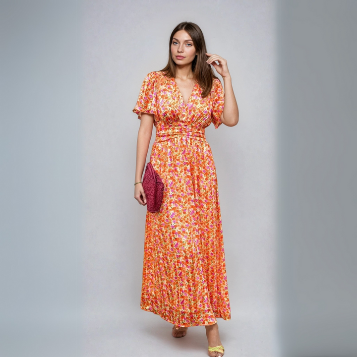 Pauline - Long Floral Dress