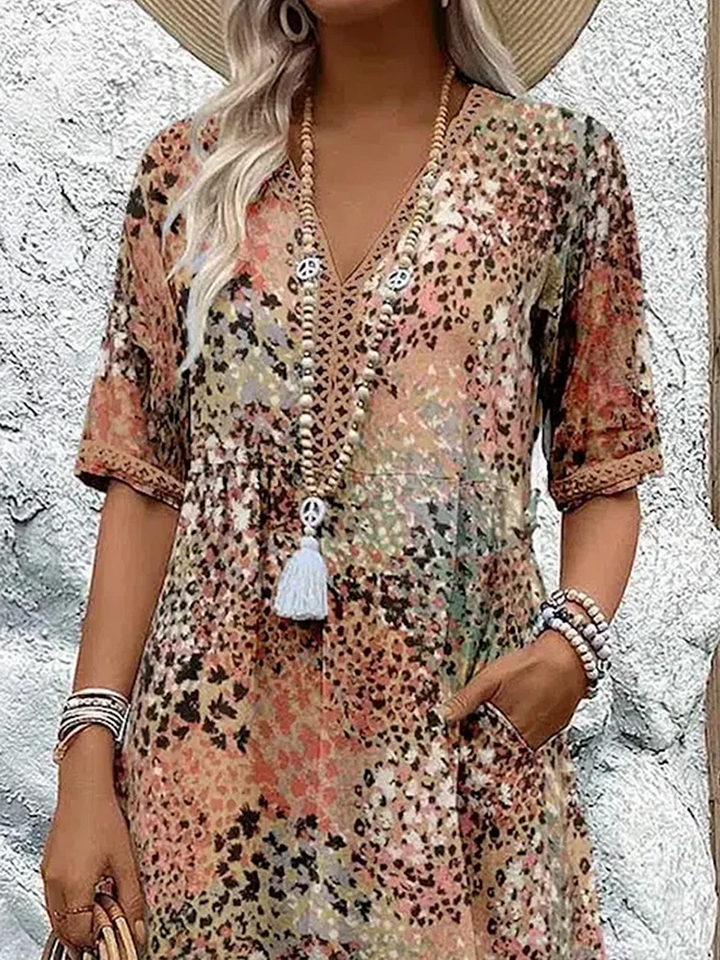 Fatima - Floral Pattern Dress