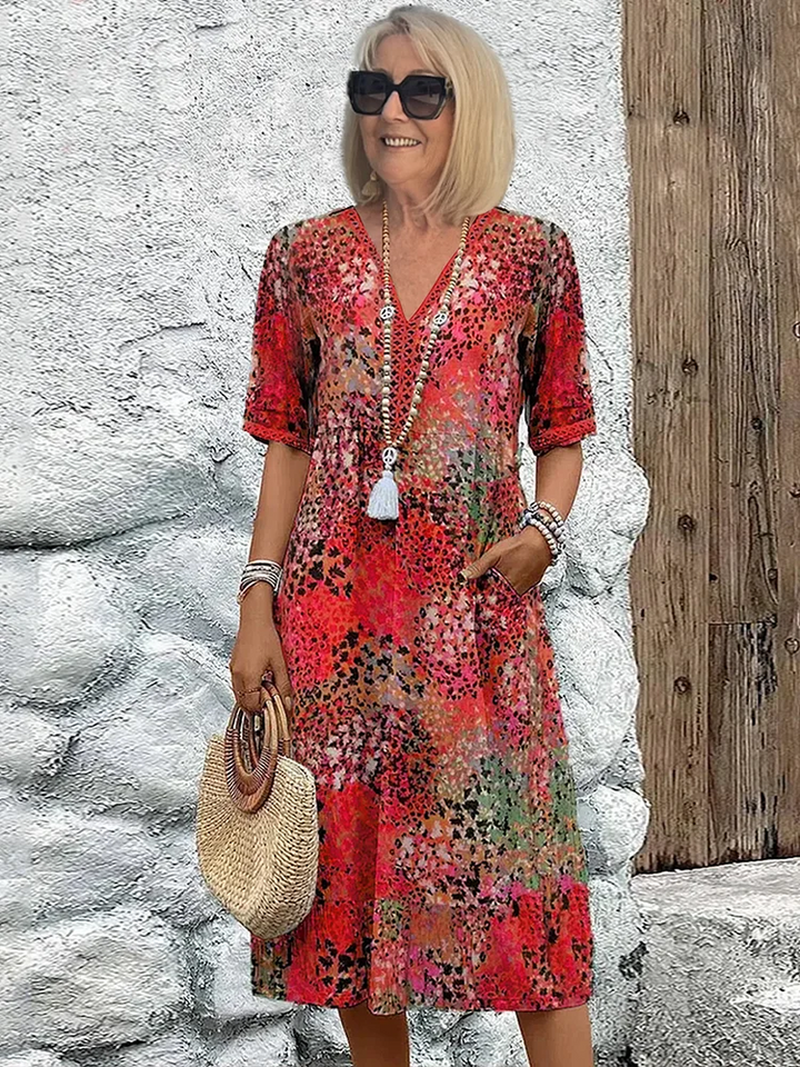 Fatima - Floral Pattern Dress